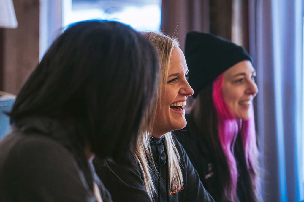 Women having discussion