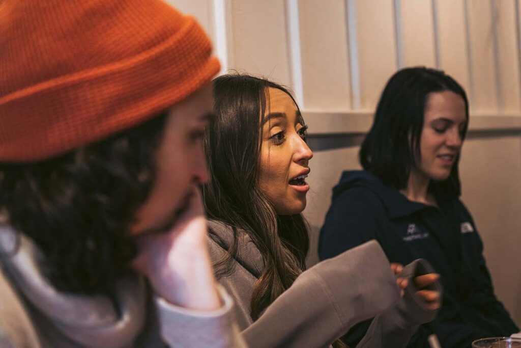 Women having discussion