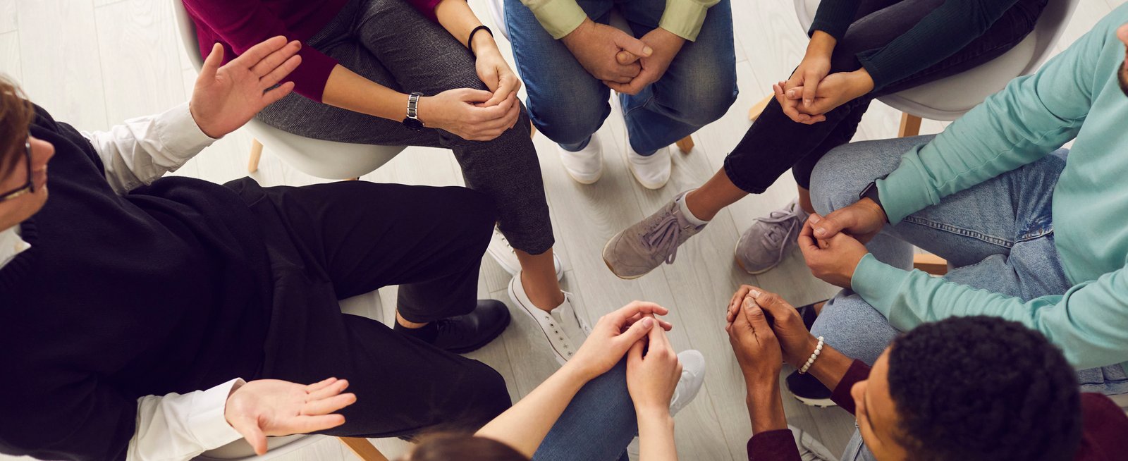 Diverse women's support group during mental health treatment in Colorado.
